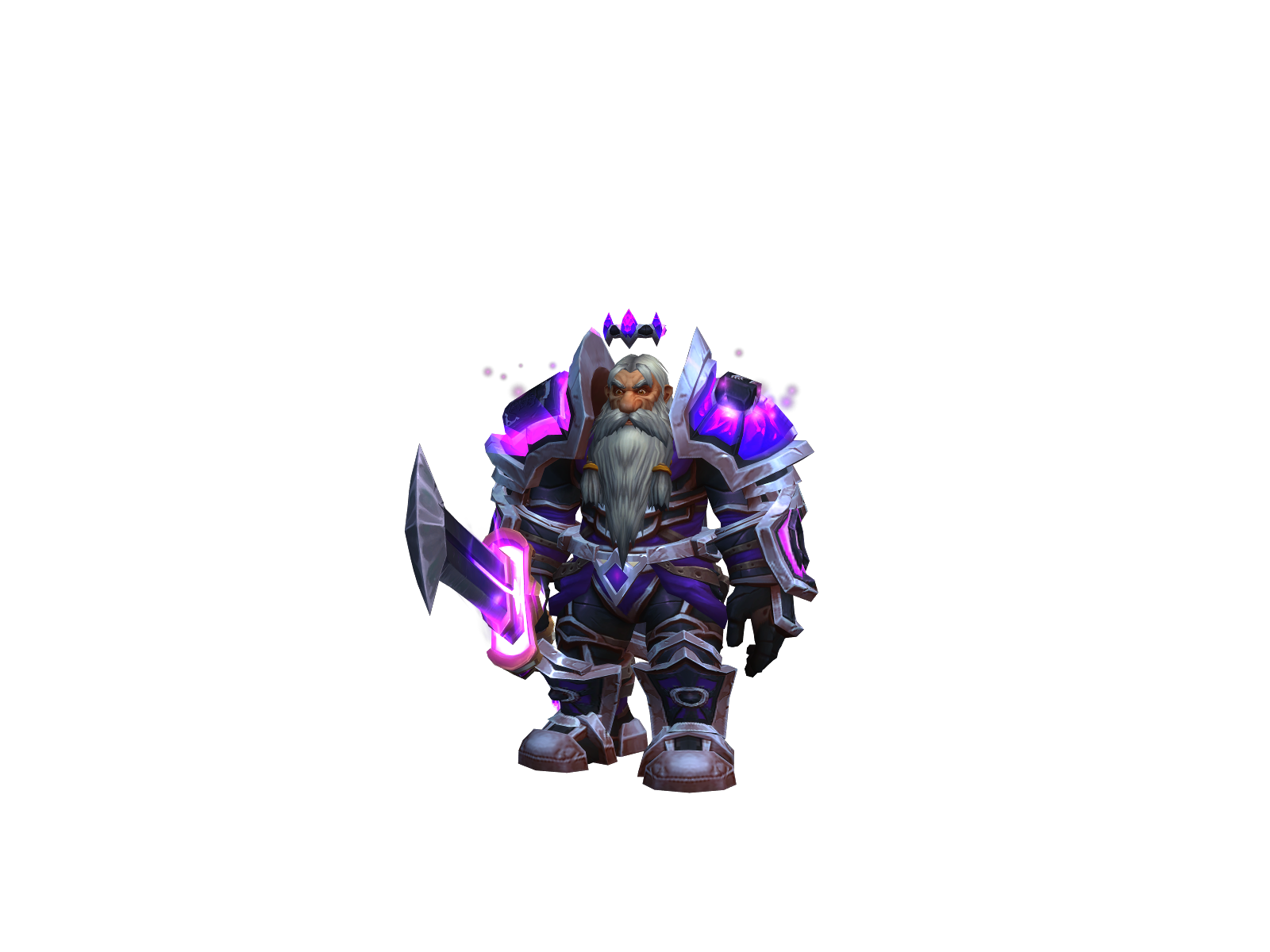 Saberpaladin 3D character render