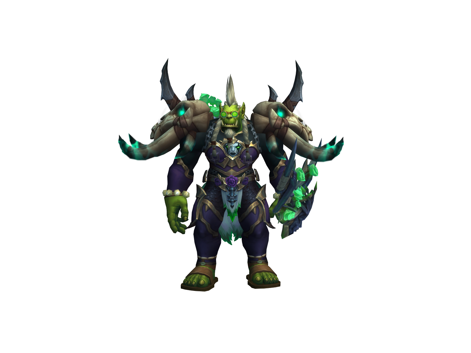 Gabony 3D character render