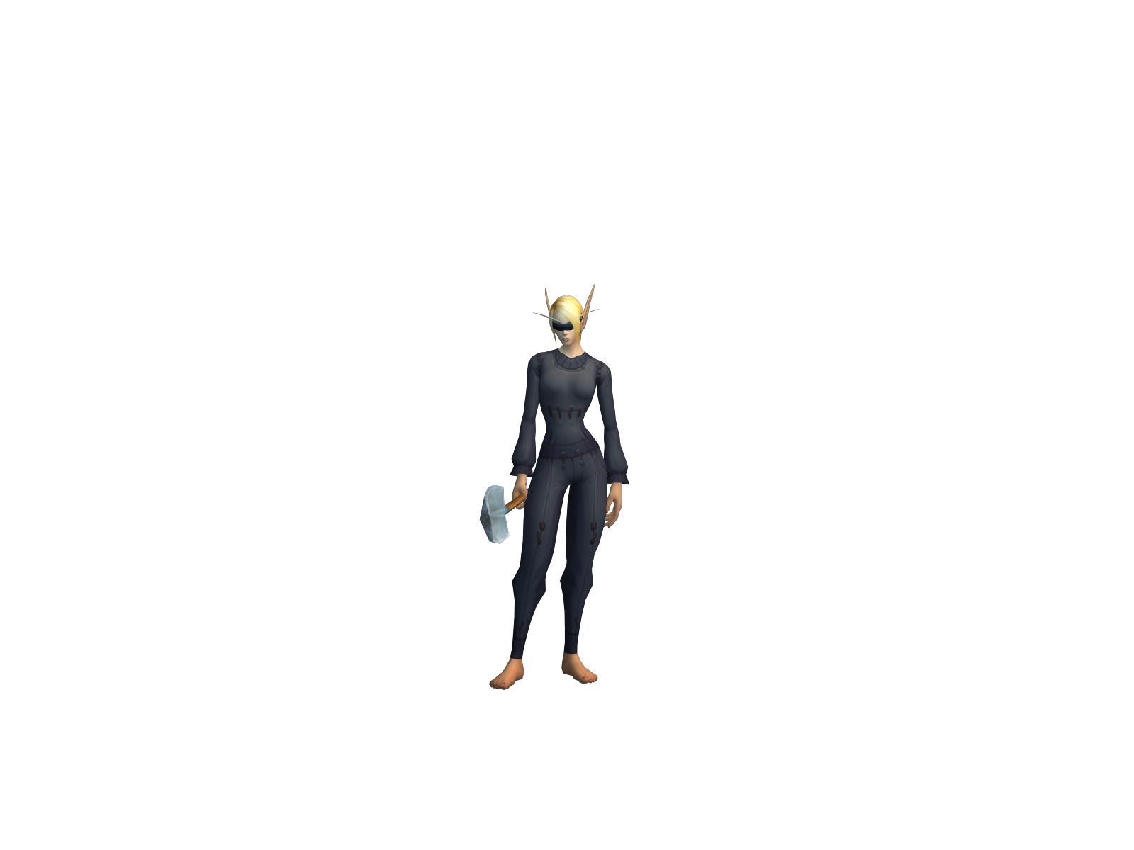 Eze 3D character render
