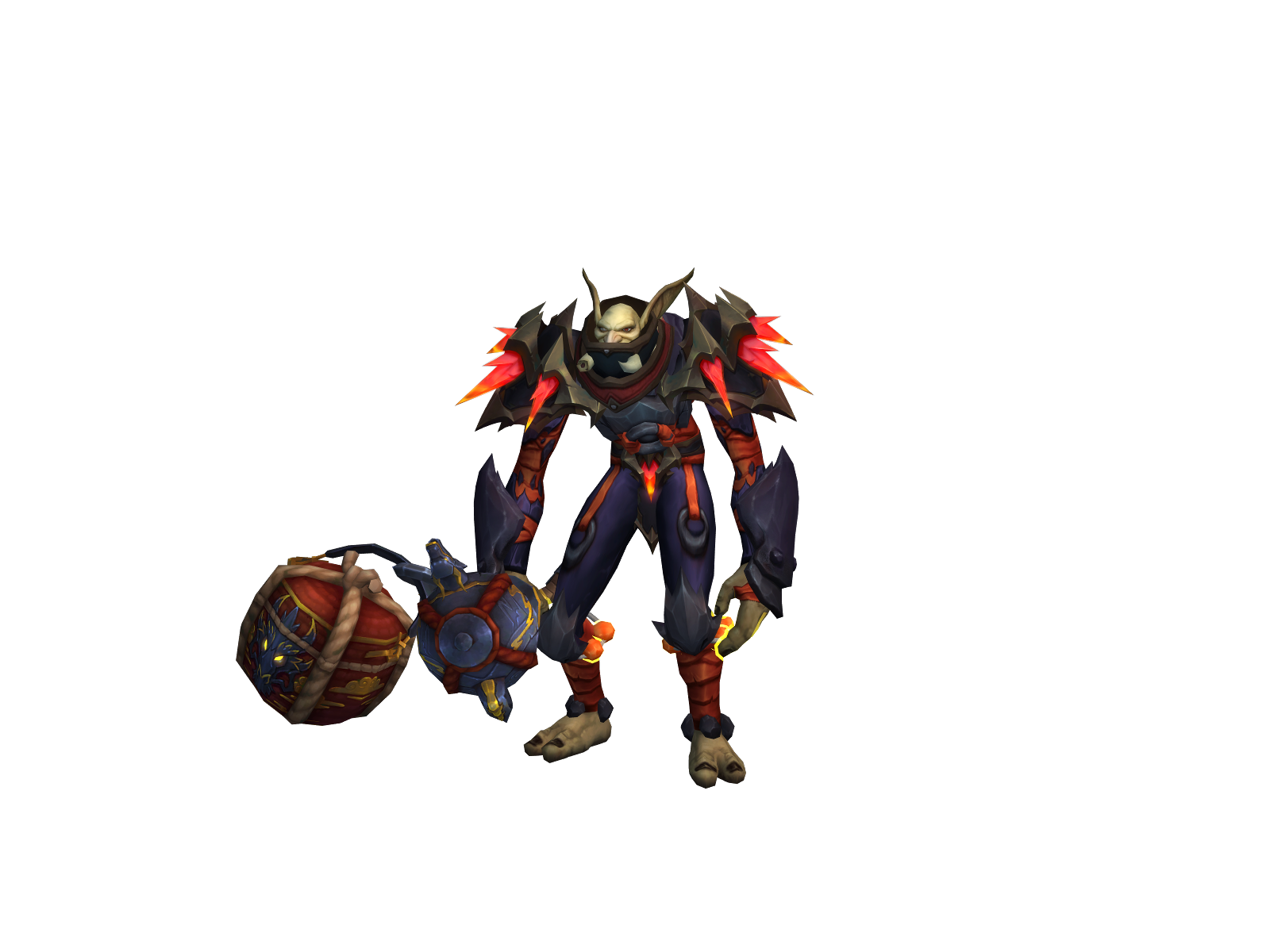 Clixstermonk 3D character render