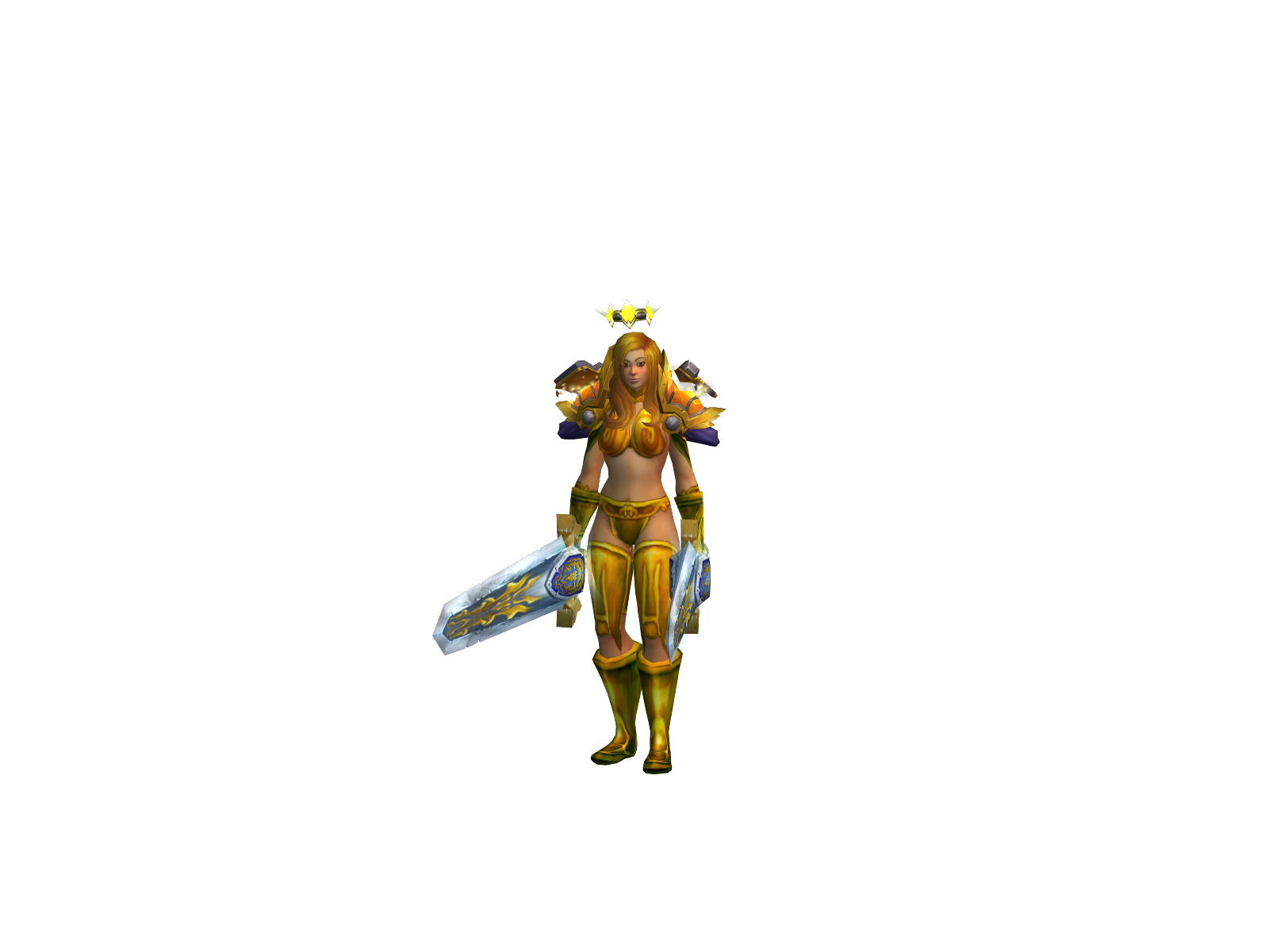 Valiblades 3D character render
