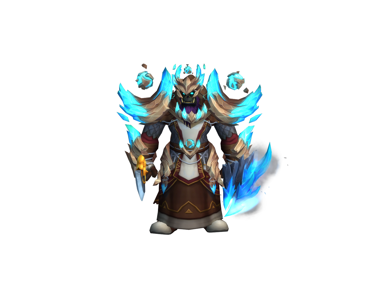 Powfist 3D character render