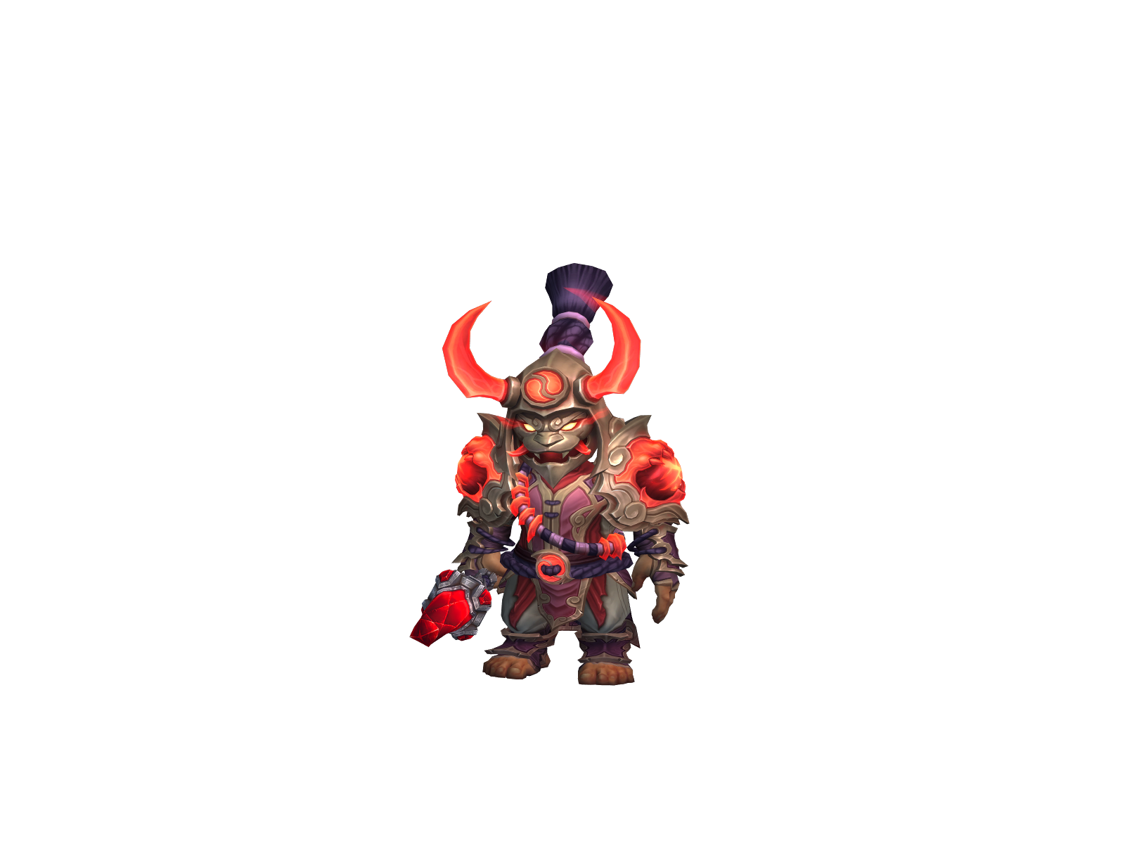 Lunders 3D character render