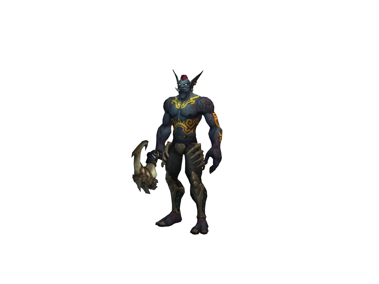 Bobuck 3D character render