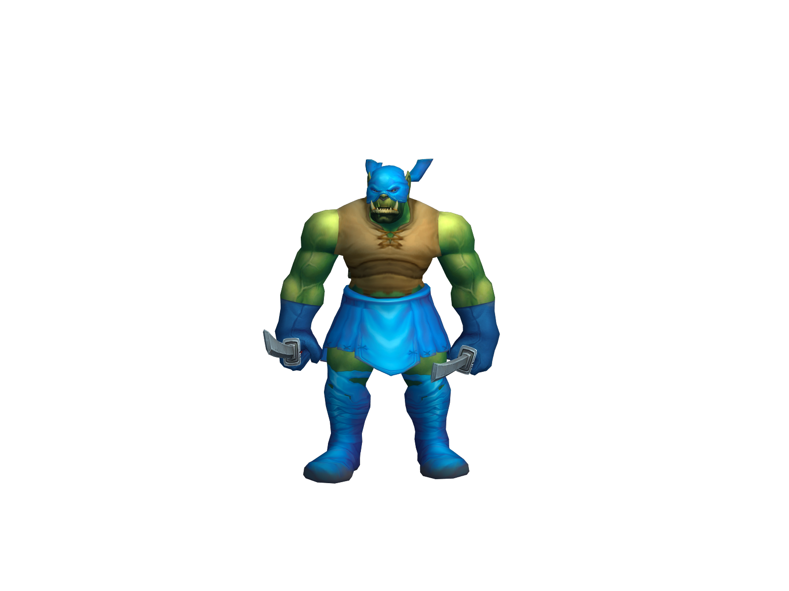 Shaqkobe 3D character render