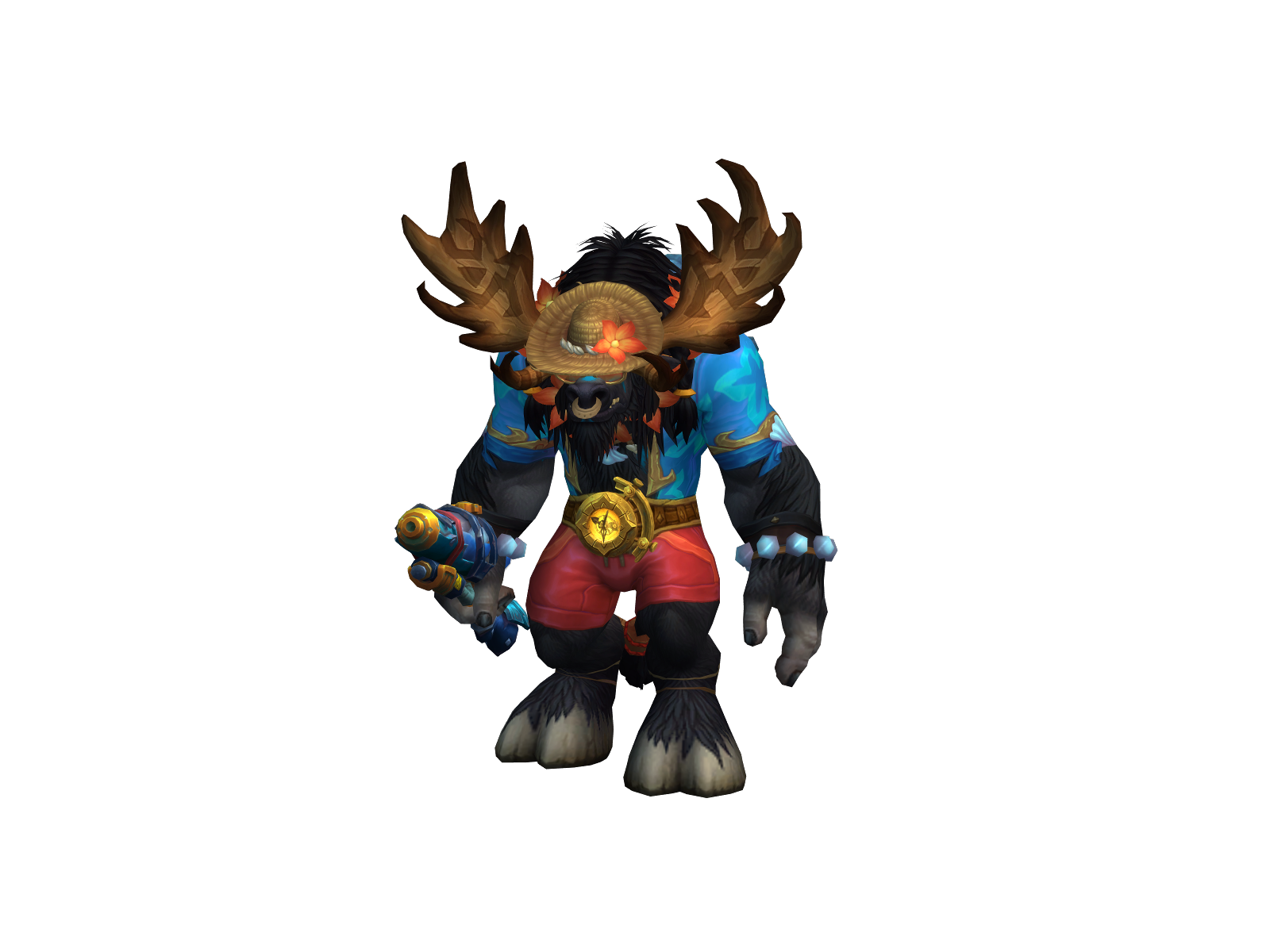 Gasstrap 3D character render