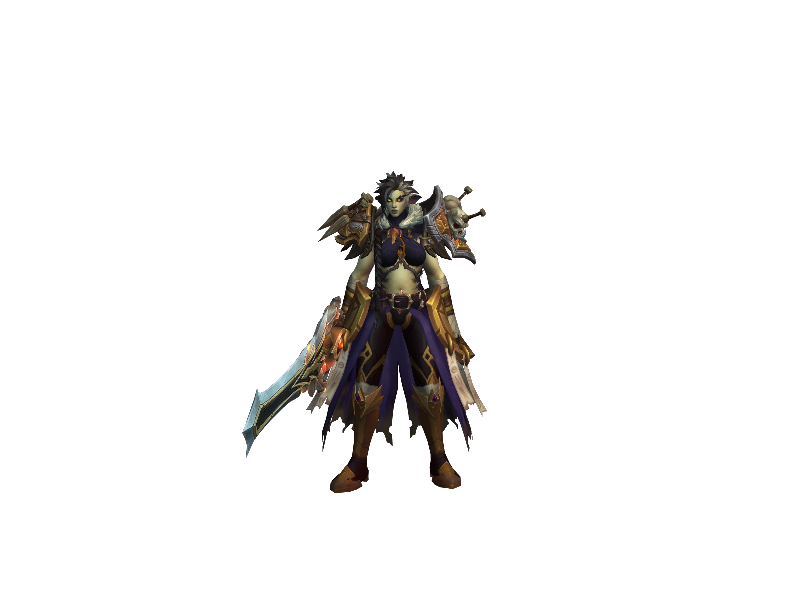 Dusktalons 3D character render