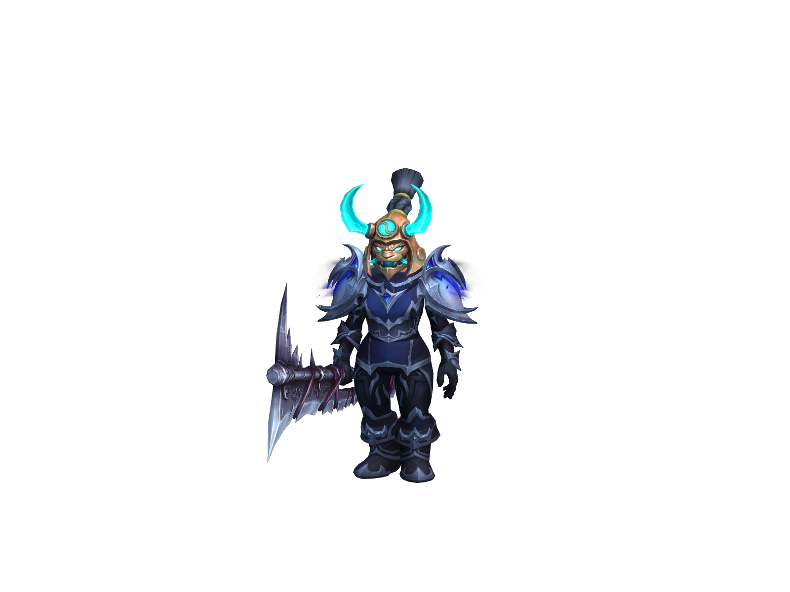 Whitemonk 3D character render