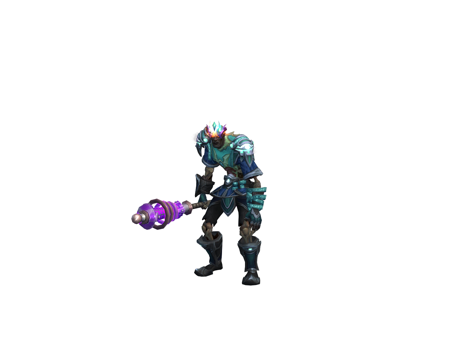 Nevertype 3D character render
