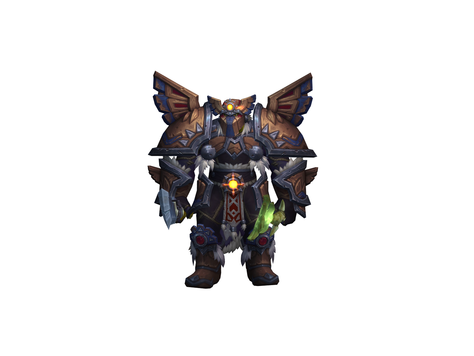 Darkmage 3D character render