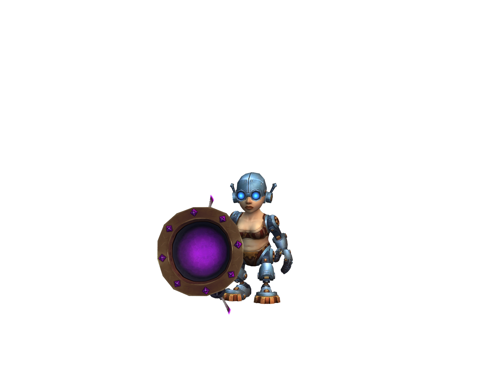 Darinòx 3D character render