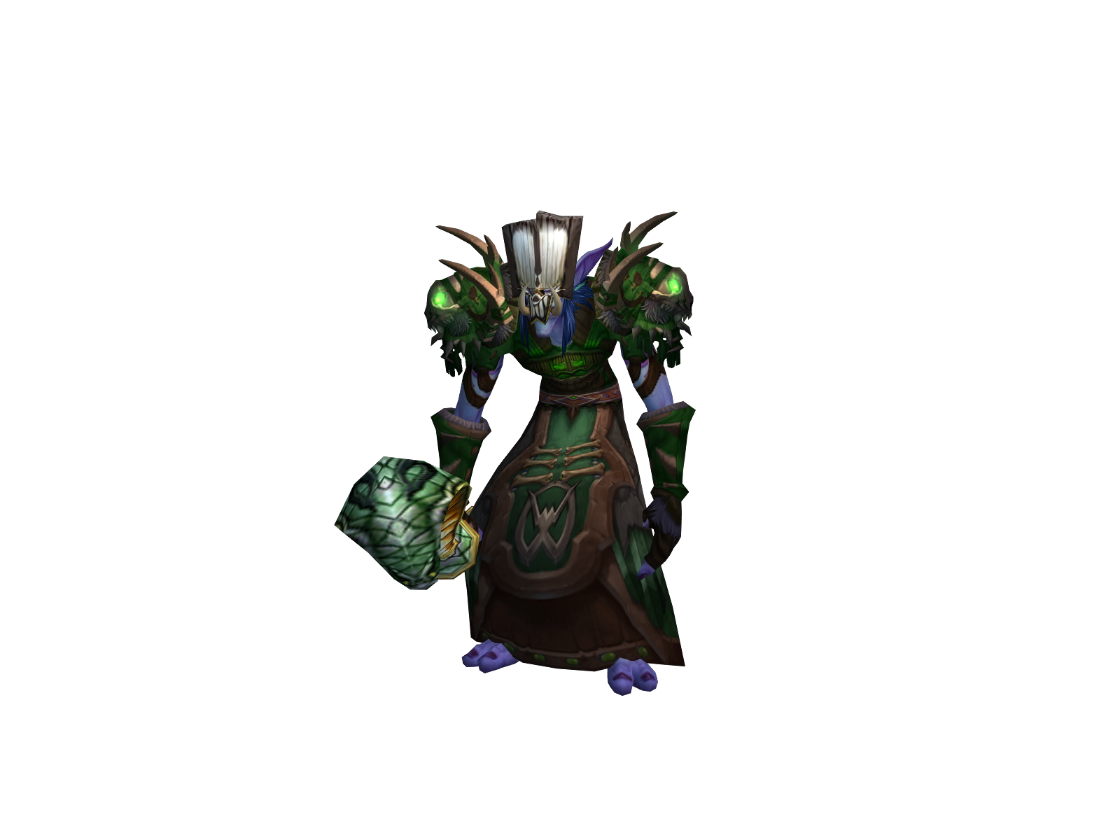 Werozzak 3D character render