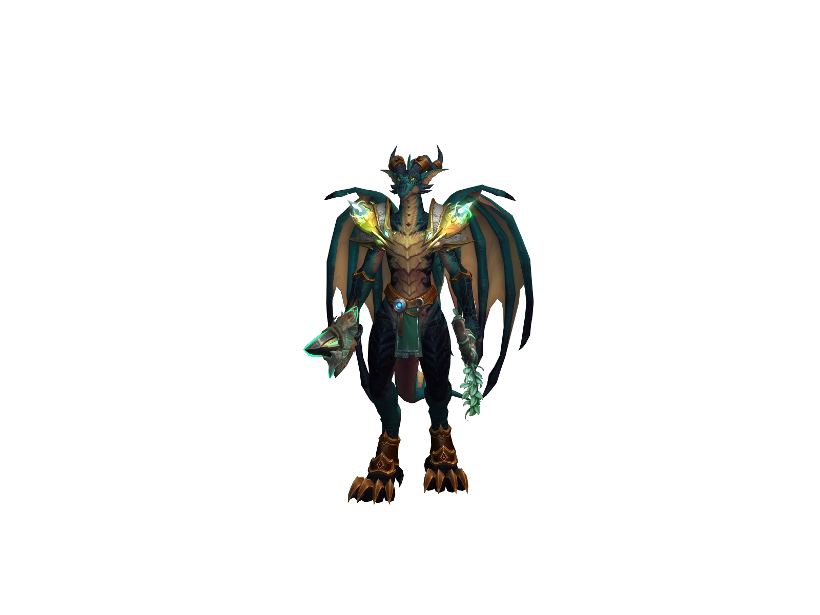 Hickups 3D character render