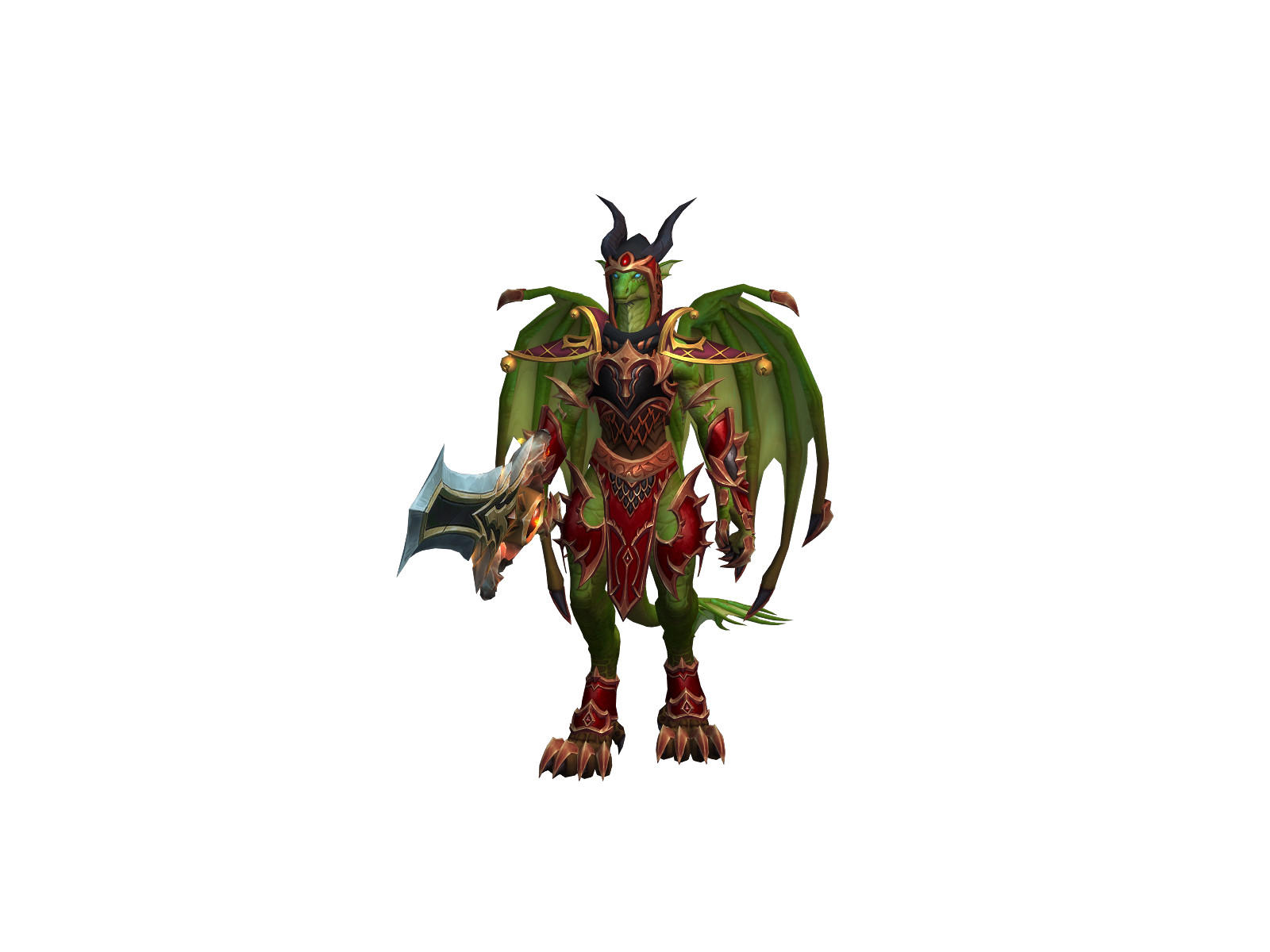 Mikoxevoker 3D character render