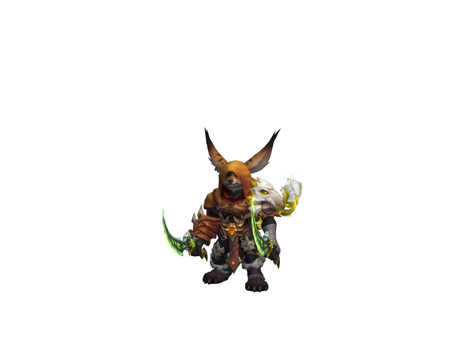 Forêt 3D character render