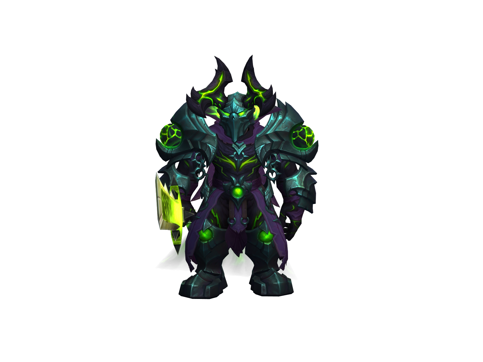 Xenonekros 3D character render