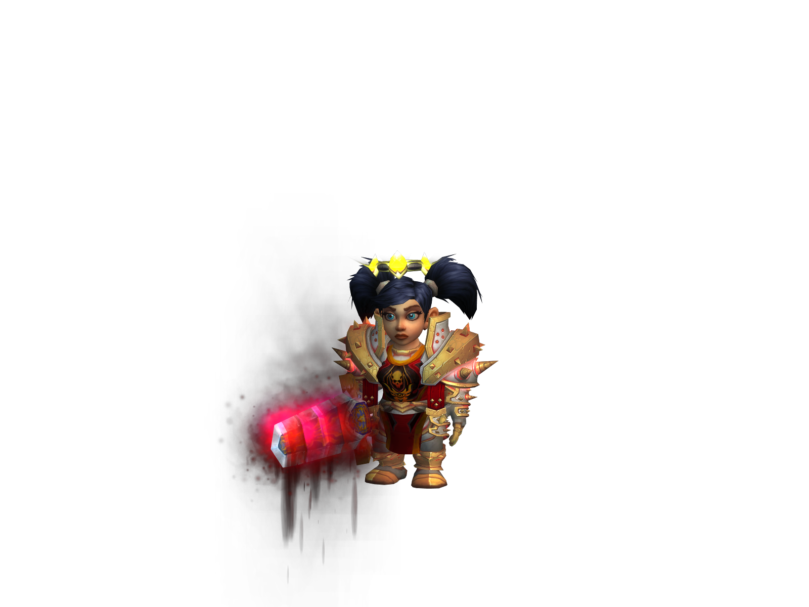 Myfâult 3D character render