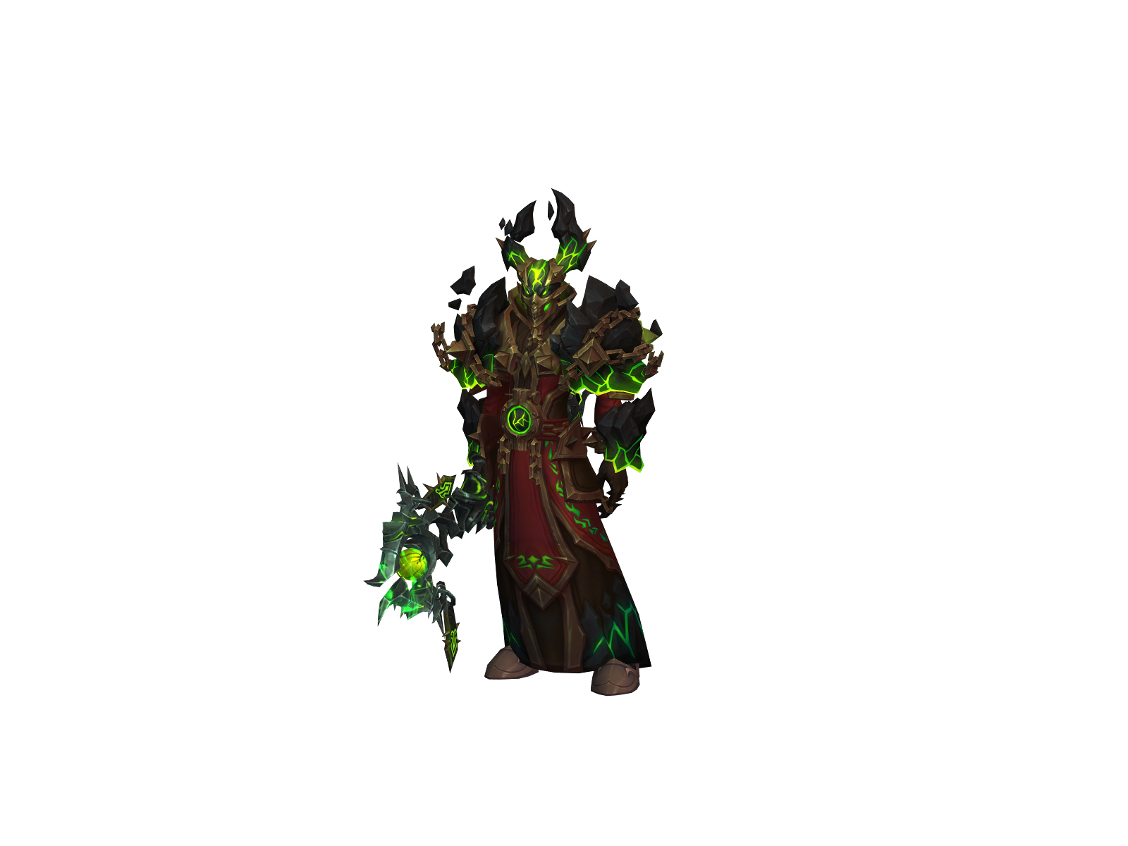 Merlindrisox 3D character render