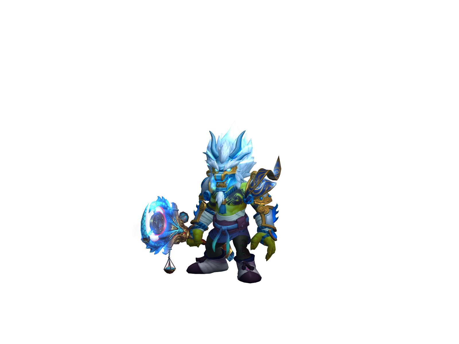 Hoechecker 3D character render