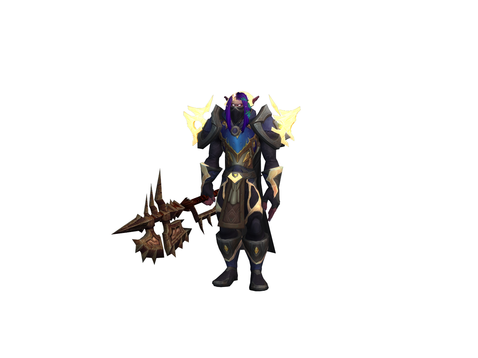 Idistorted 3D character render