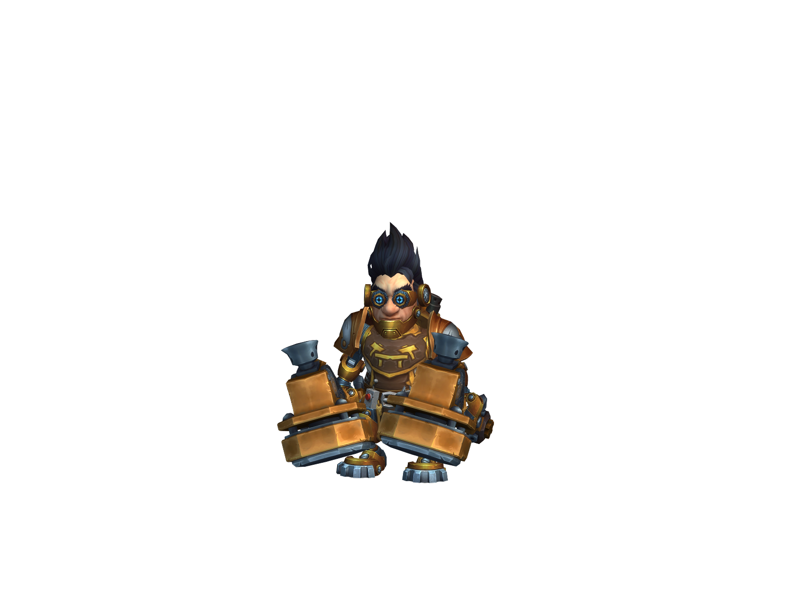 Skowmech 3D character render