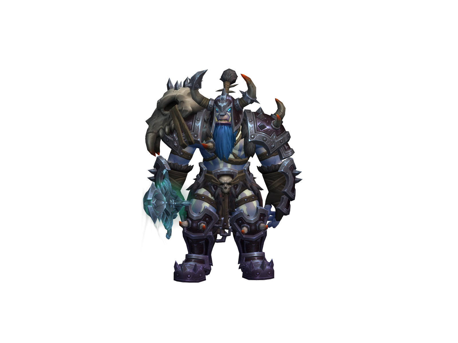 Proteintony 3D character render