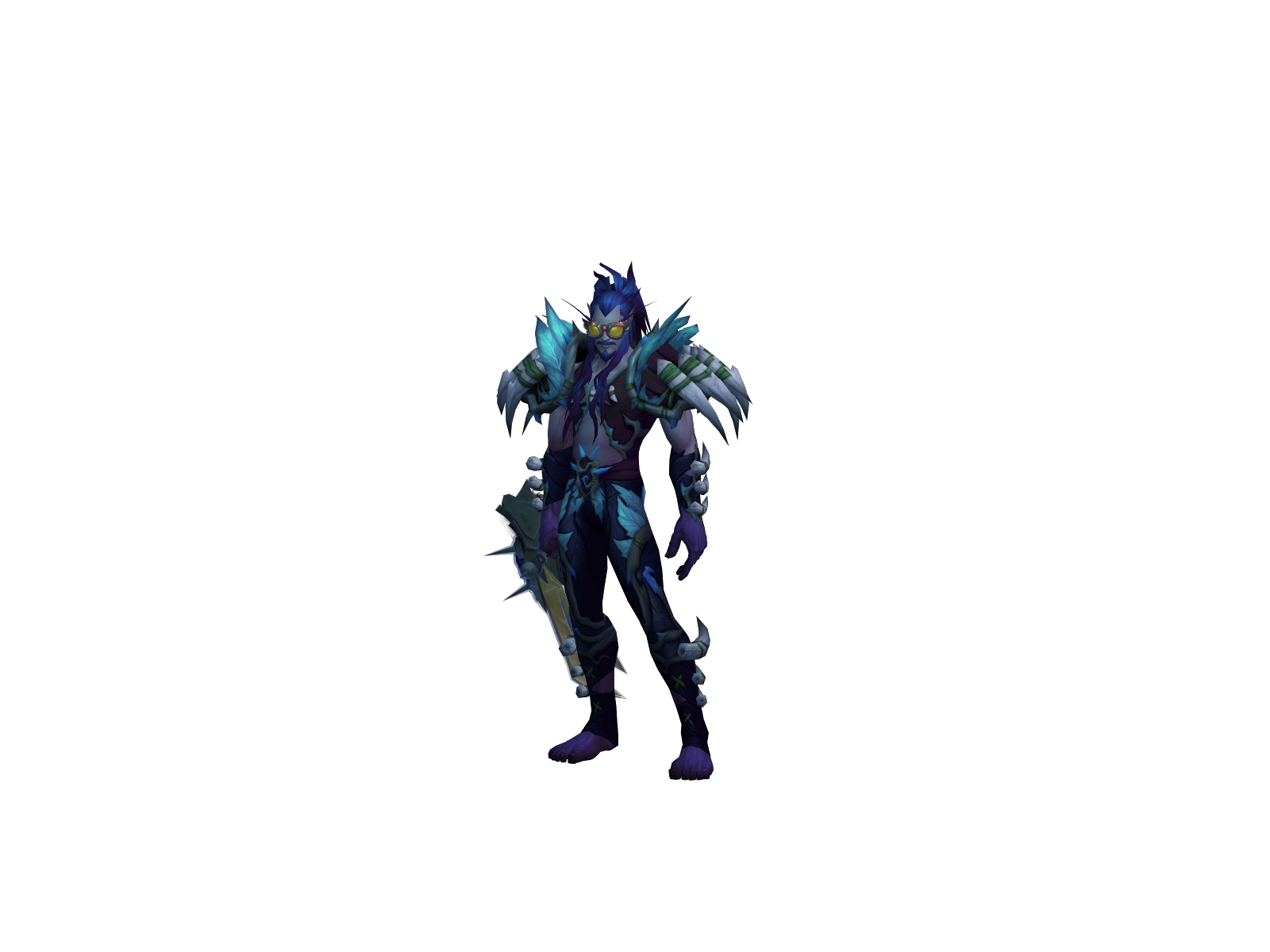 Mønka 3D character render