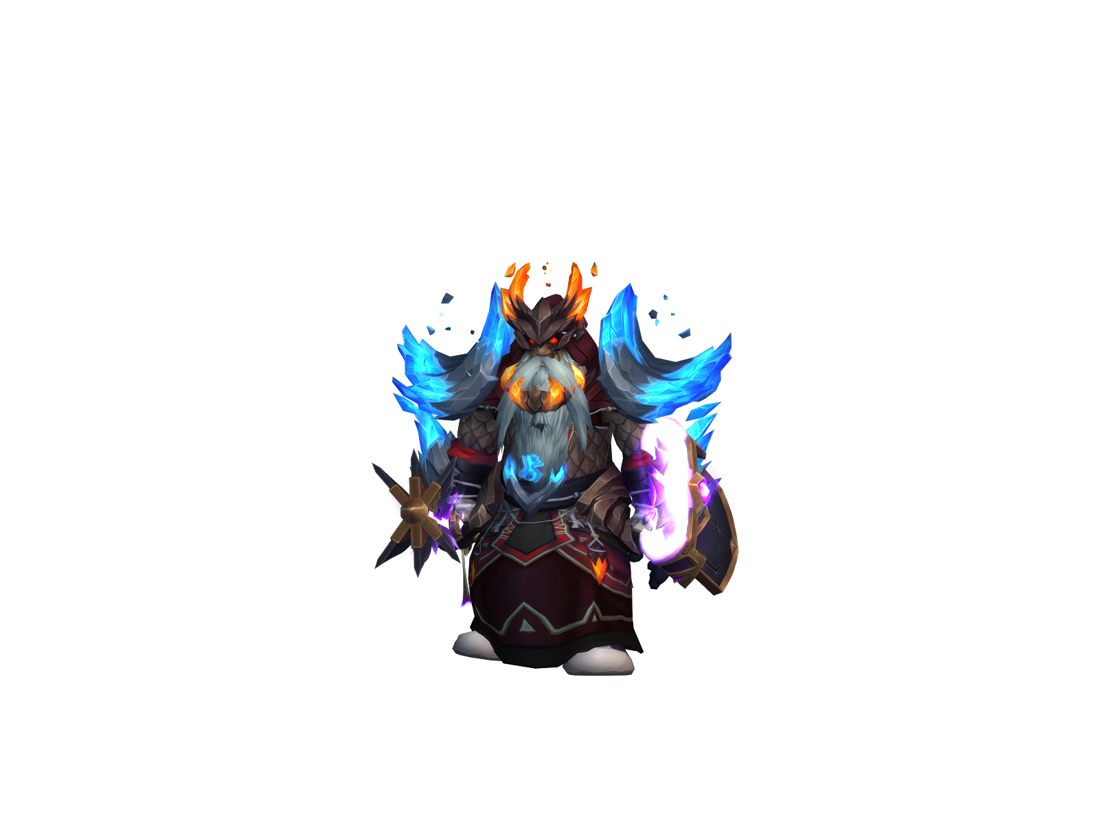 Multiduelist 3D character render