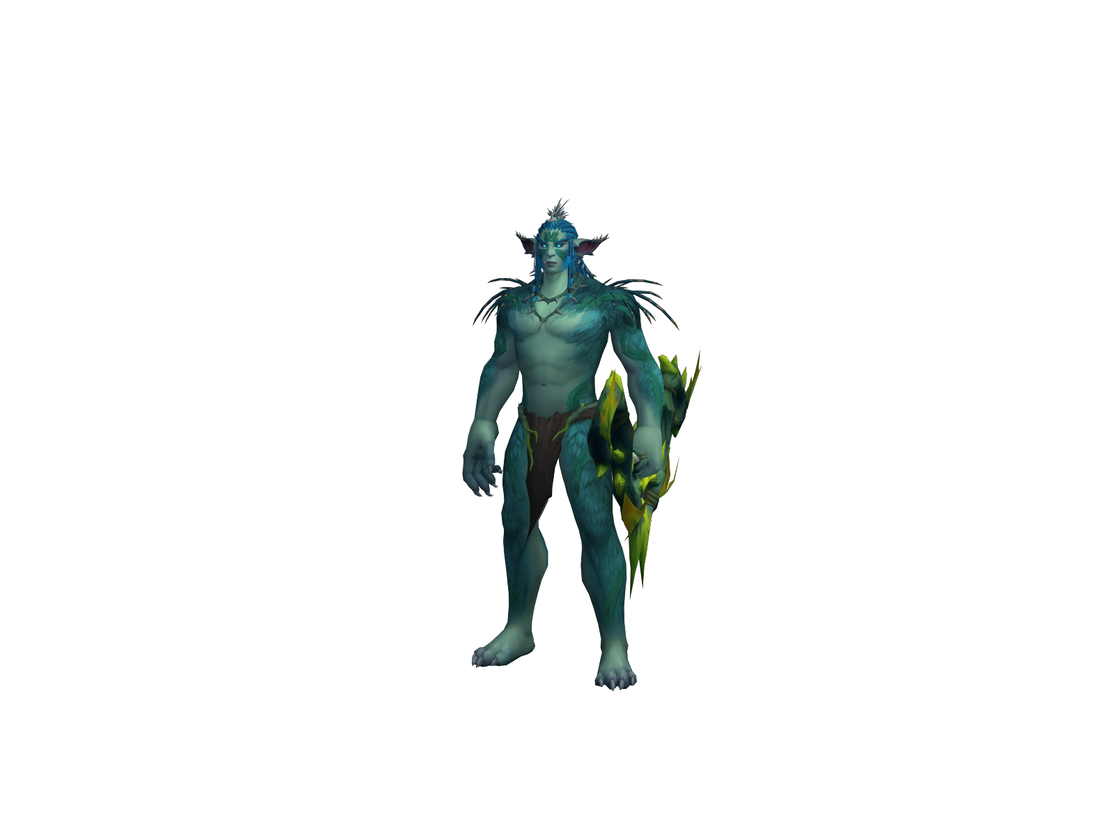 Yishmael 3D character render