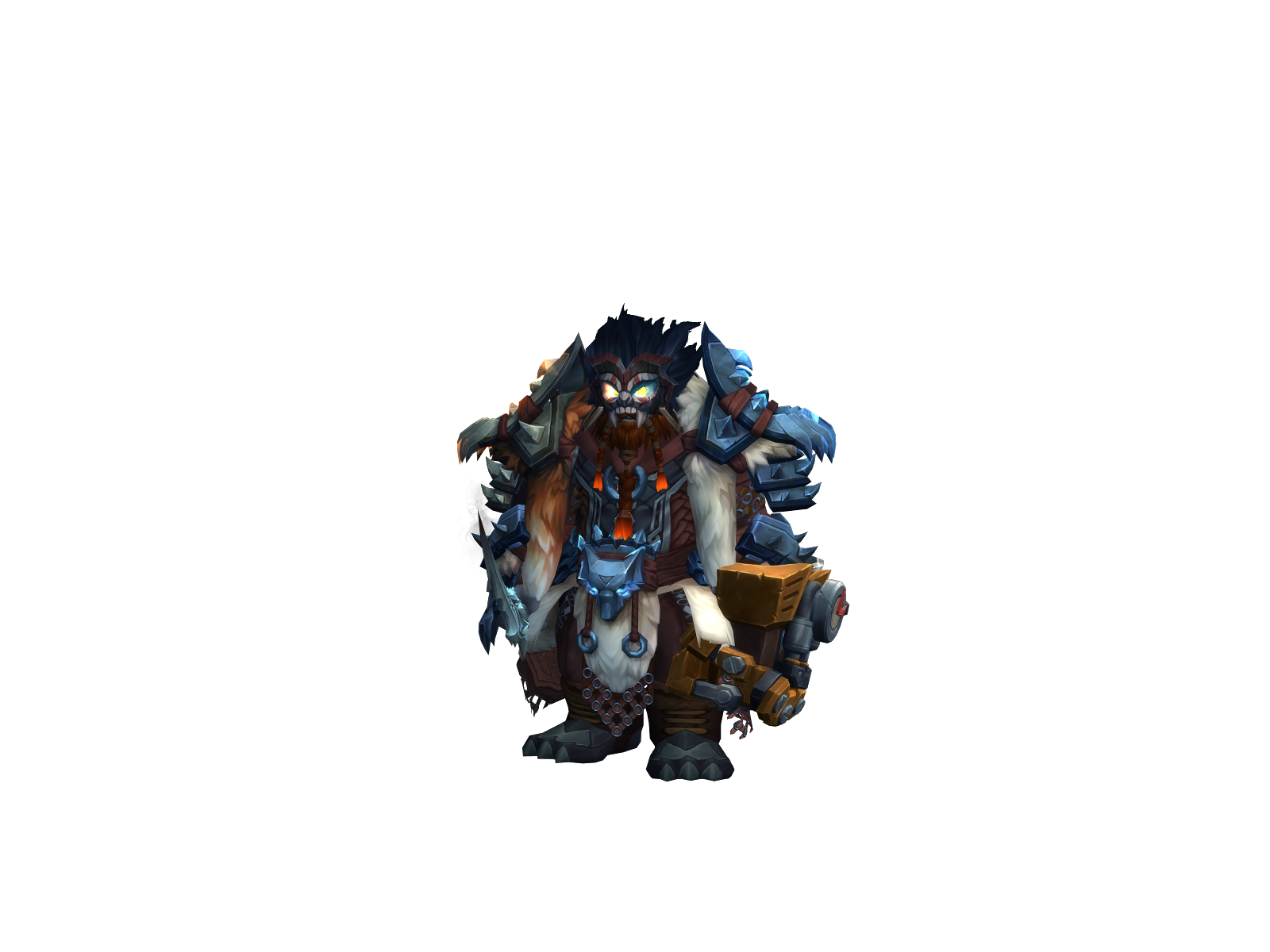 Depths 3D character render
