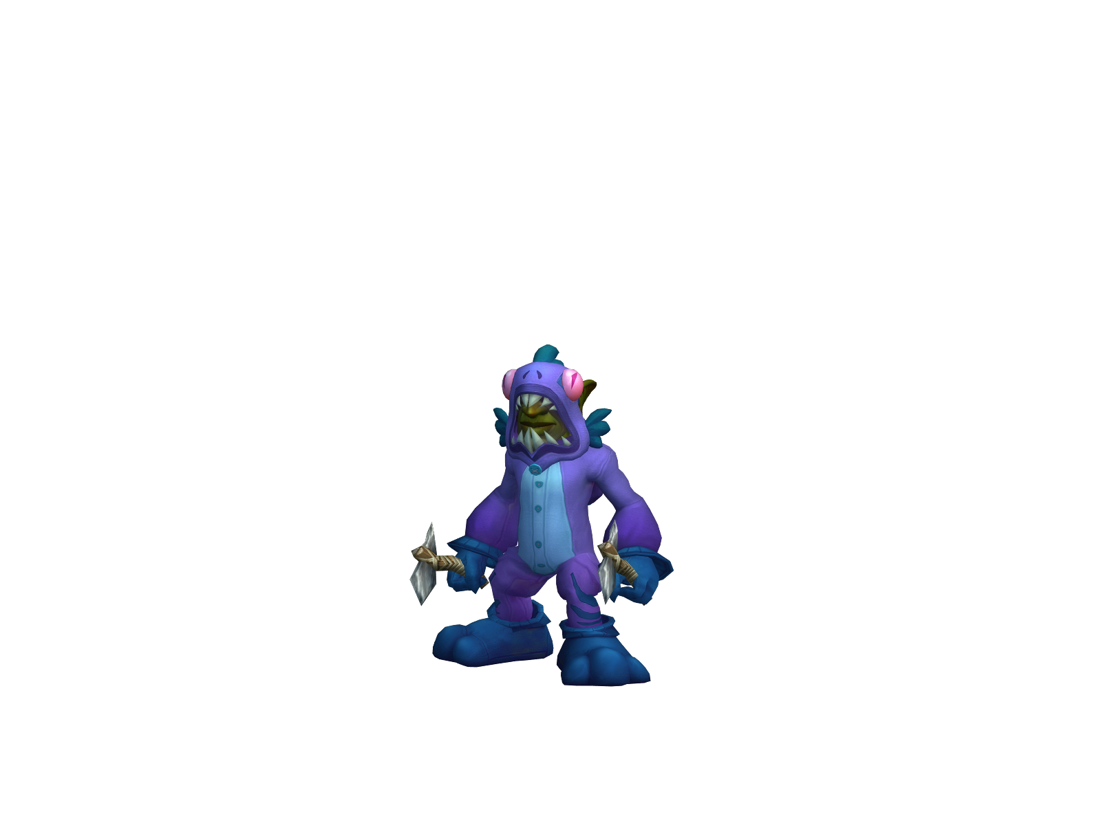 Shivermetim 3D character render