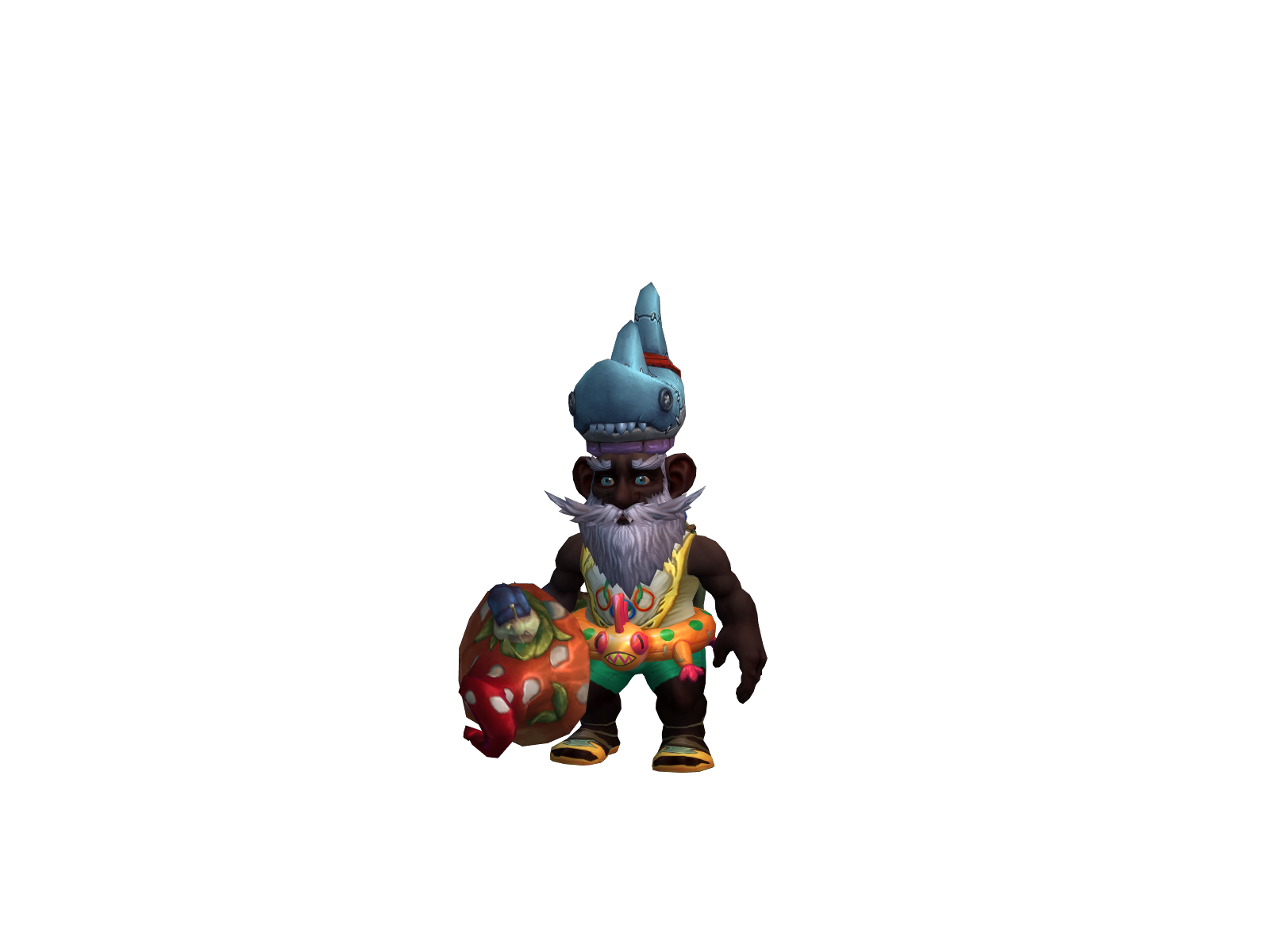 Unclenìck 3D character render