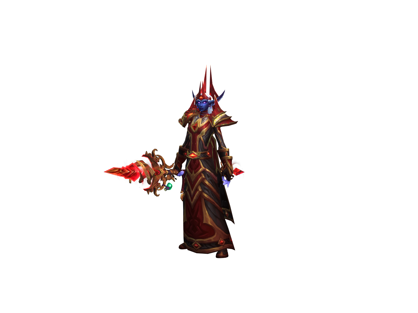 Solceress 3D character render
