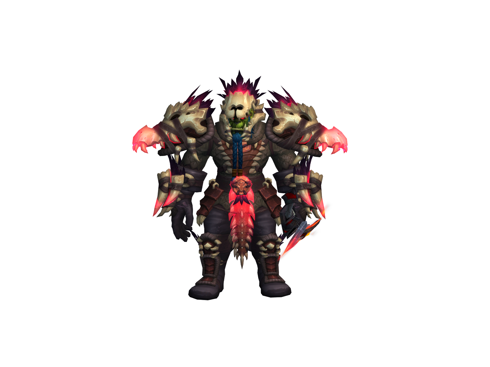 Tazbow 3D character render