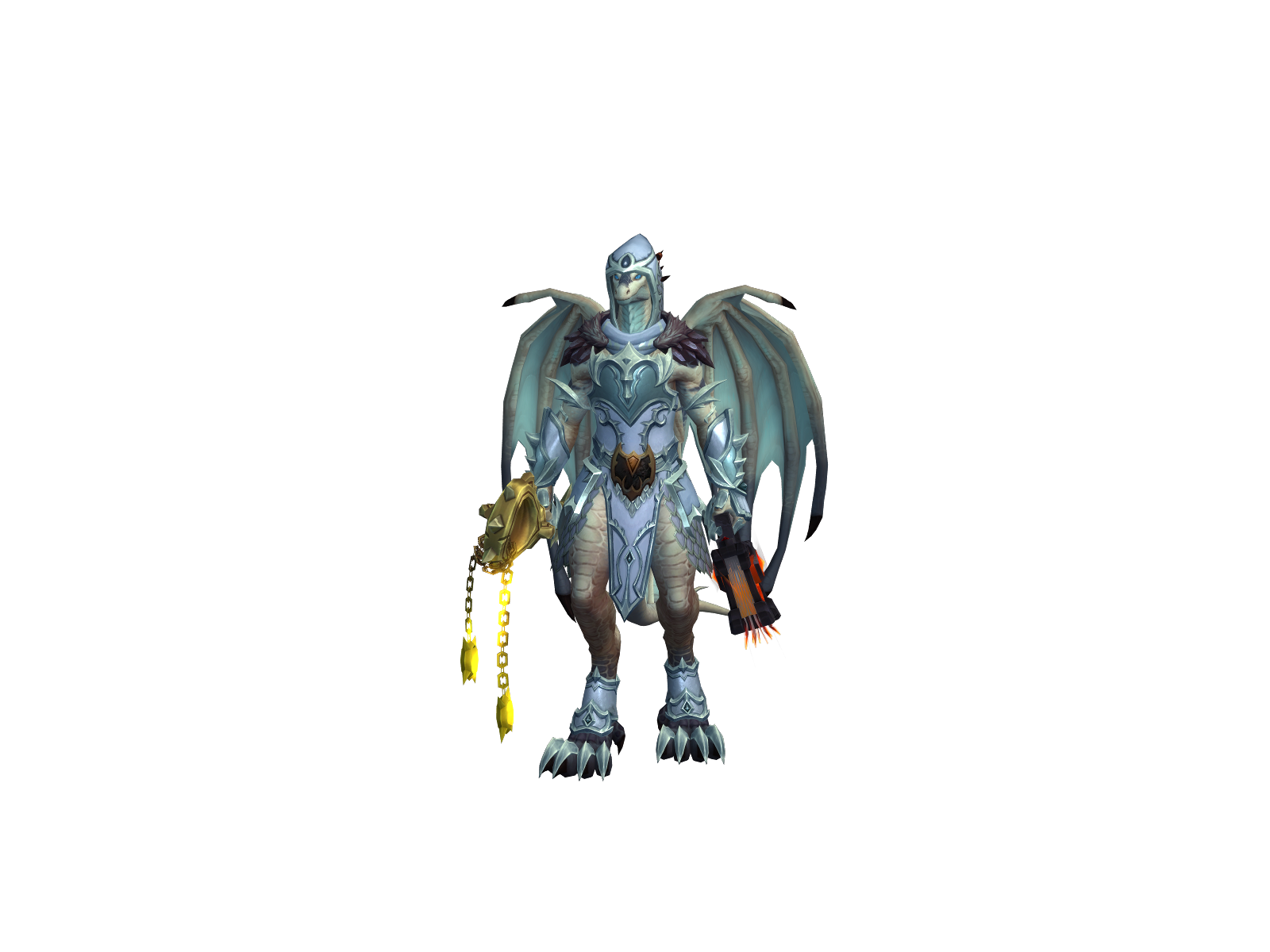 Dragnoran 3D character render