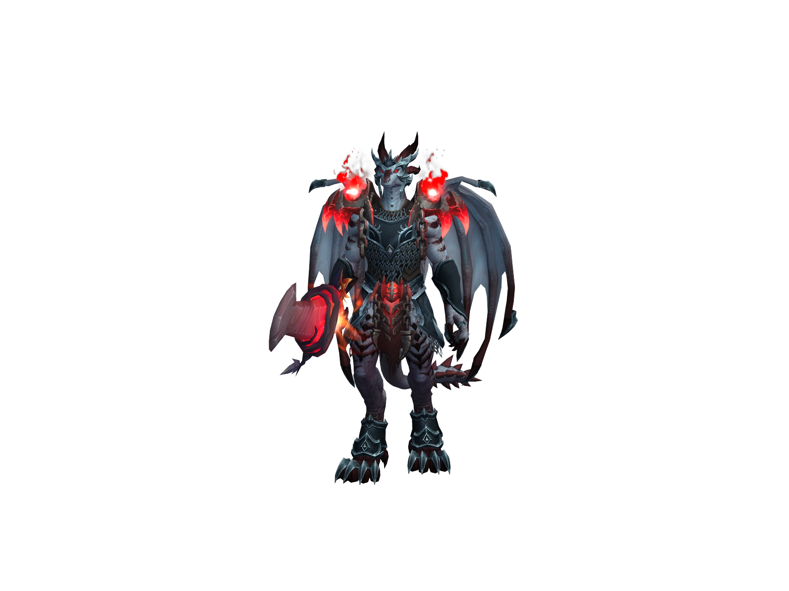 Vapordrake 3D character render