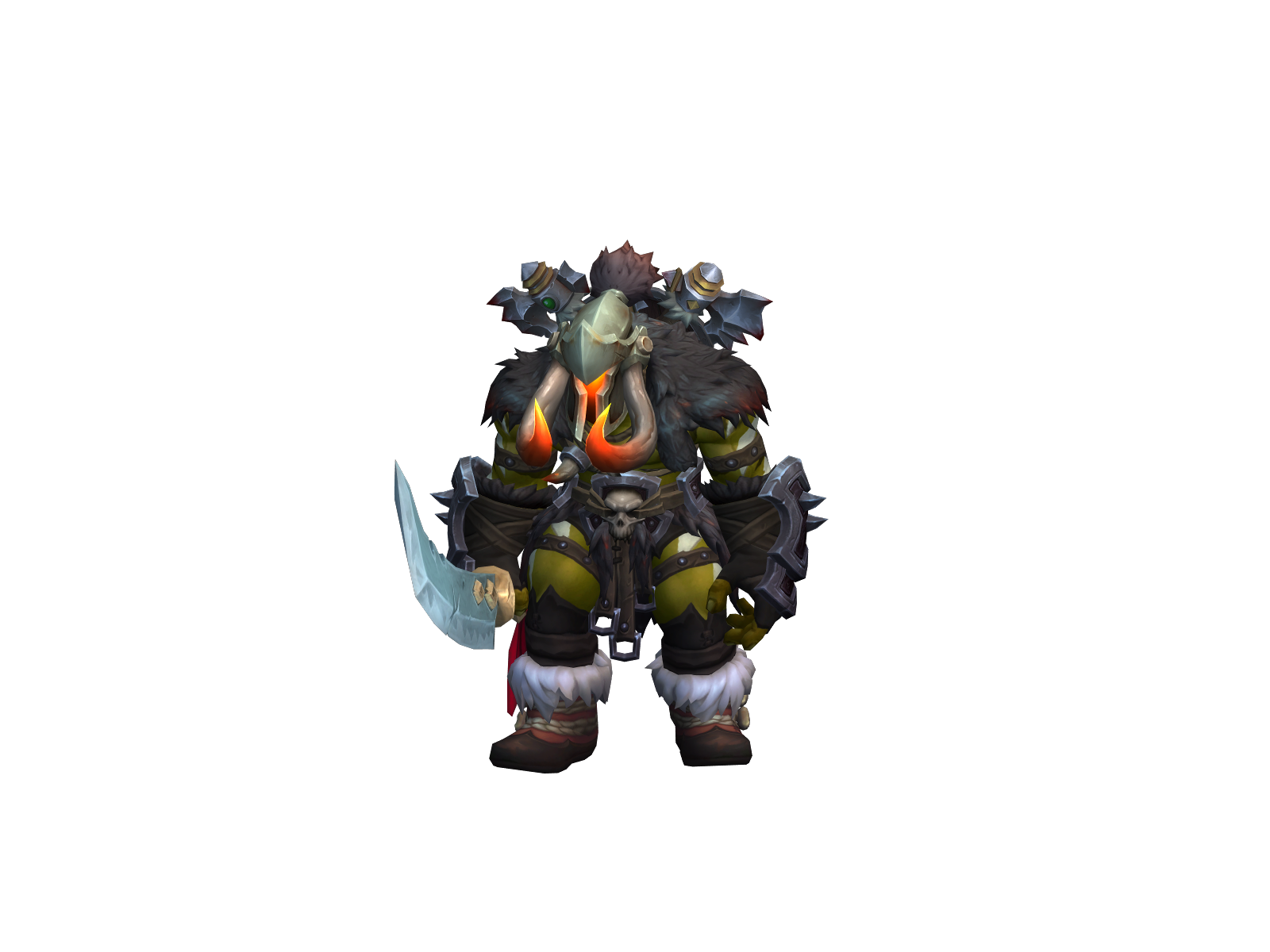 Fjallarr 3D character render