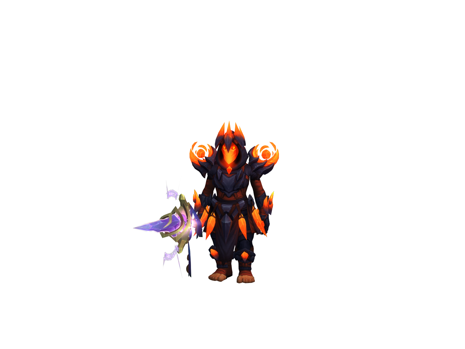 Bigback 3D character render