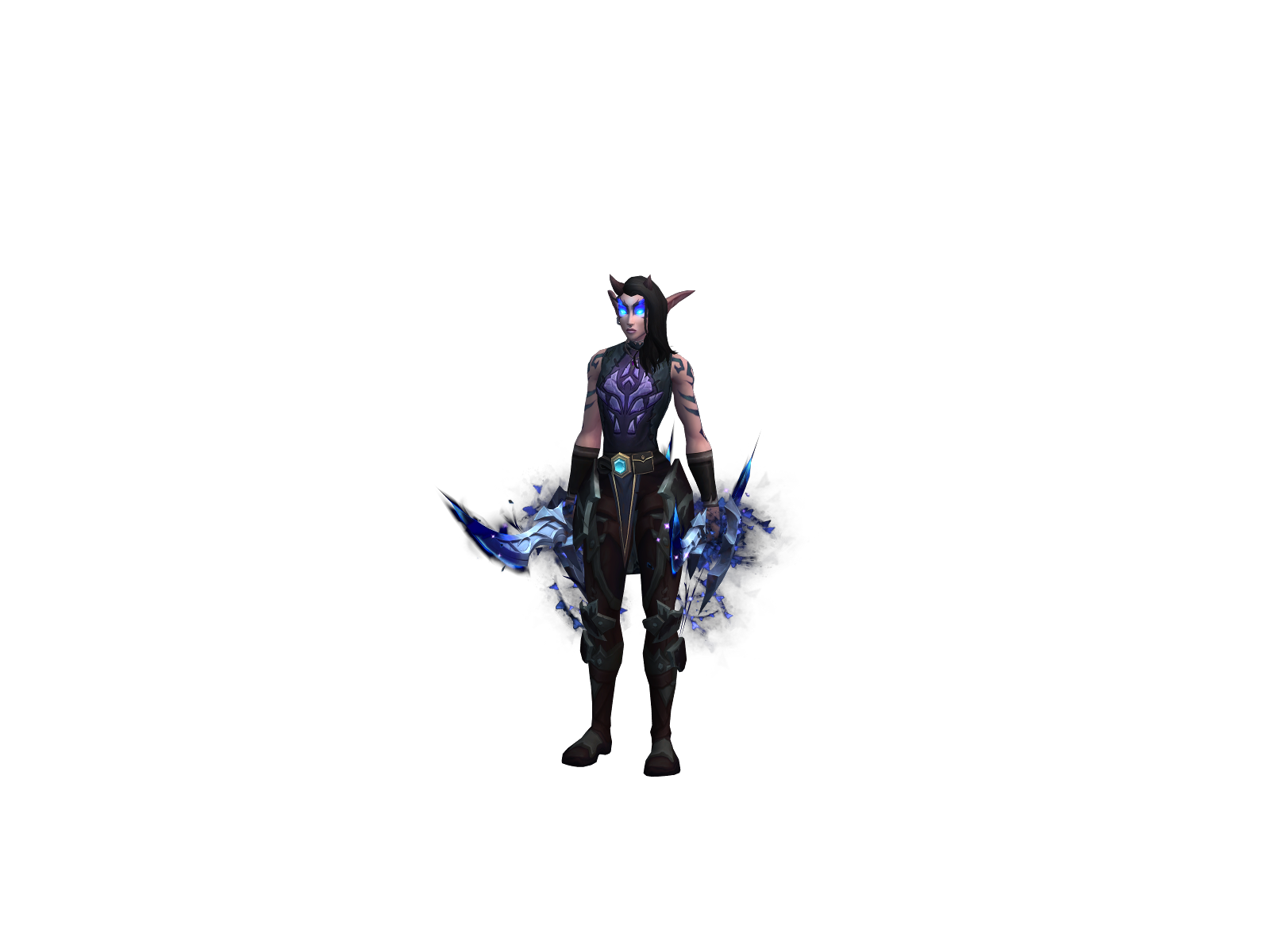 Gotheyes 3D character render