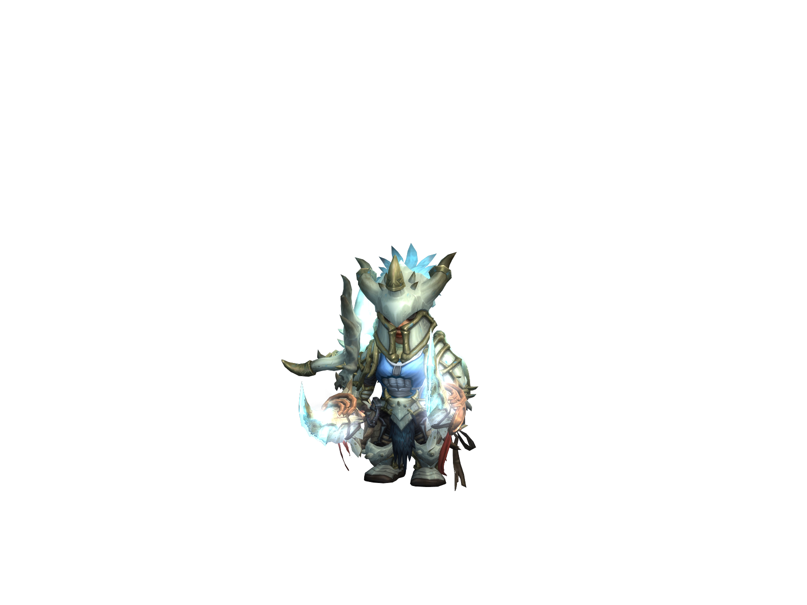 Plaf 3D character render