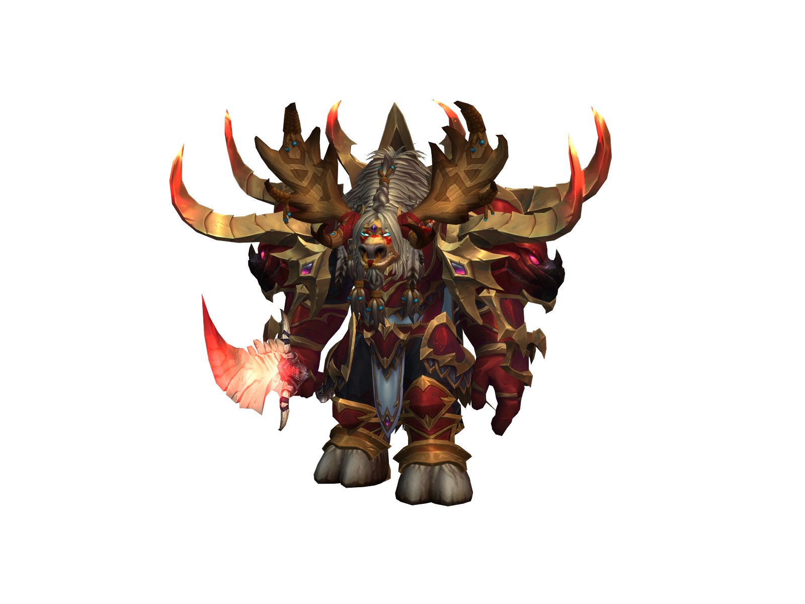 Deadmete 3D character render