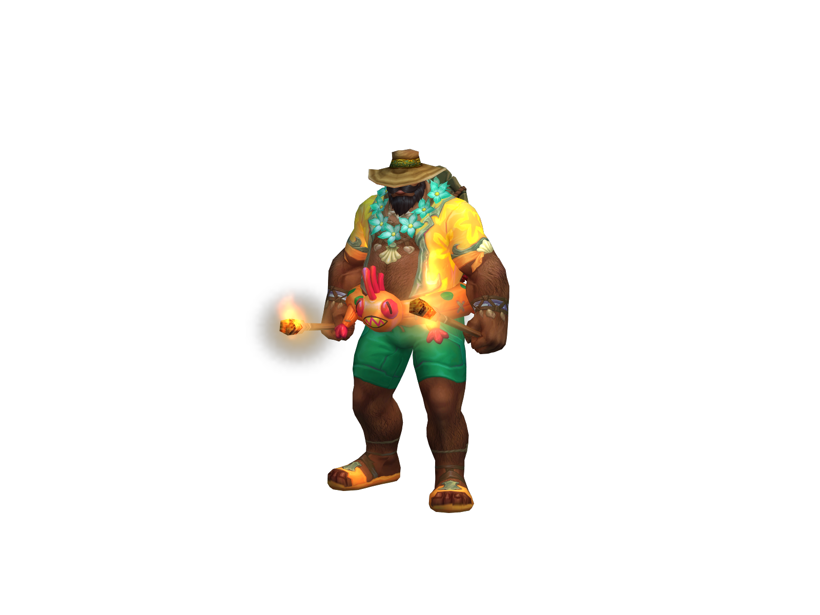 Pébis 3D character render