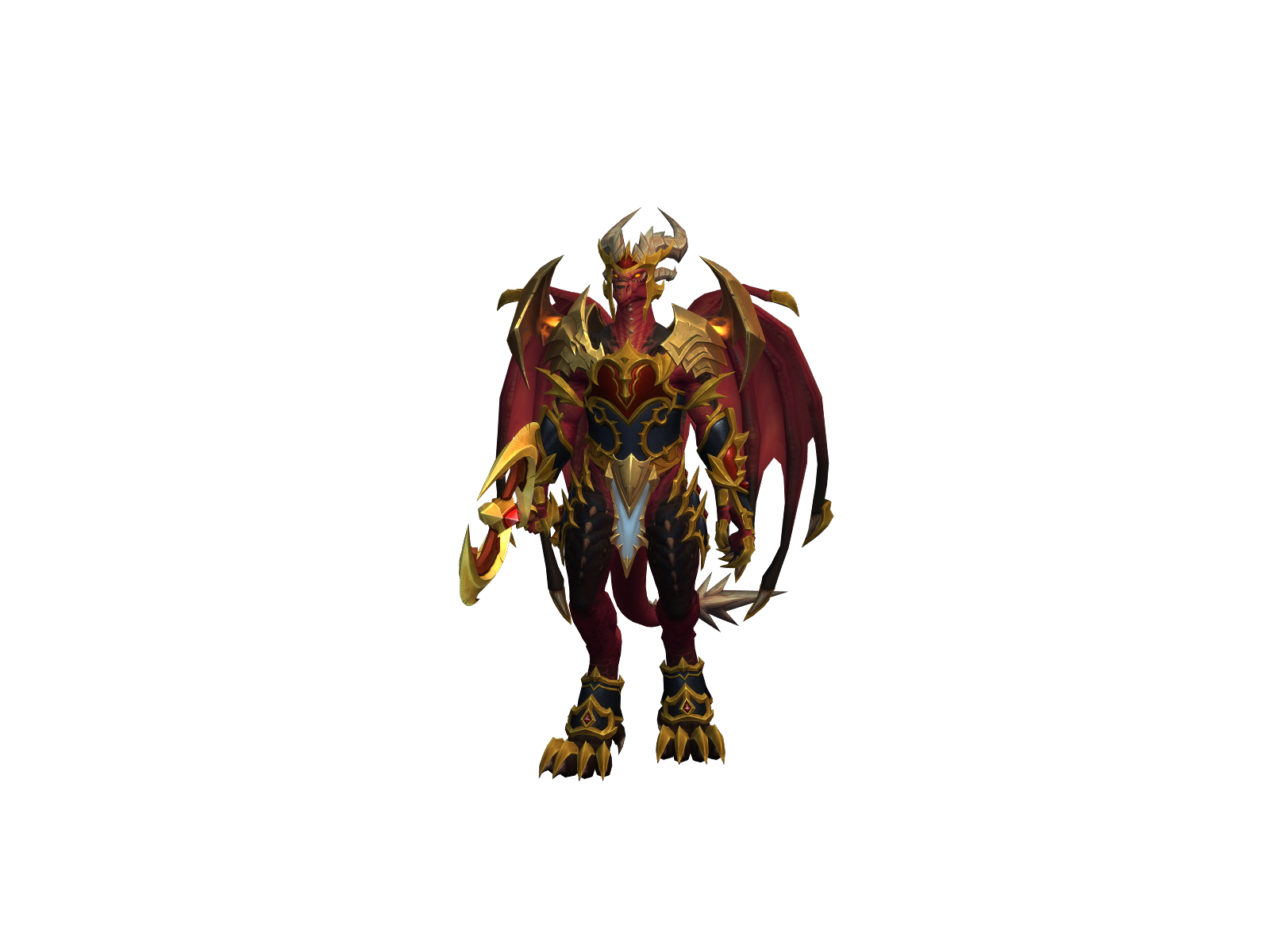 Deathwwing 3D character render