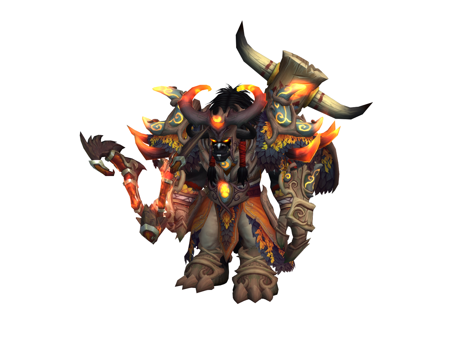 Woodroast 3D character render