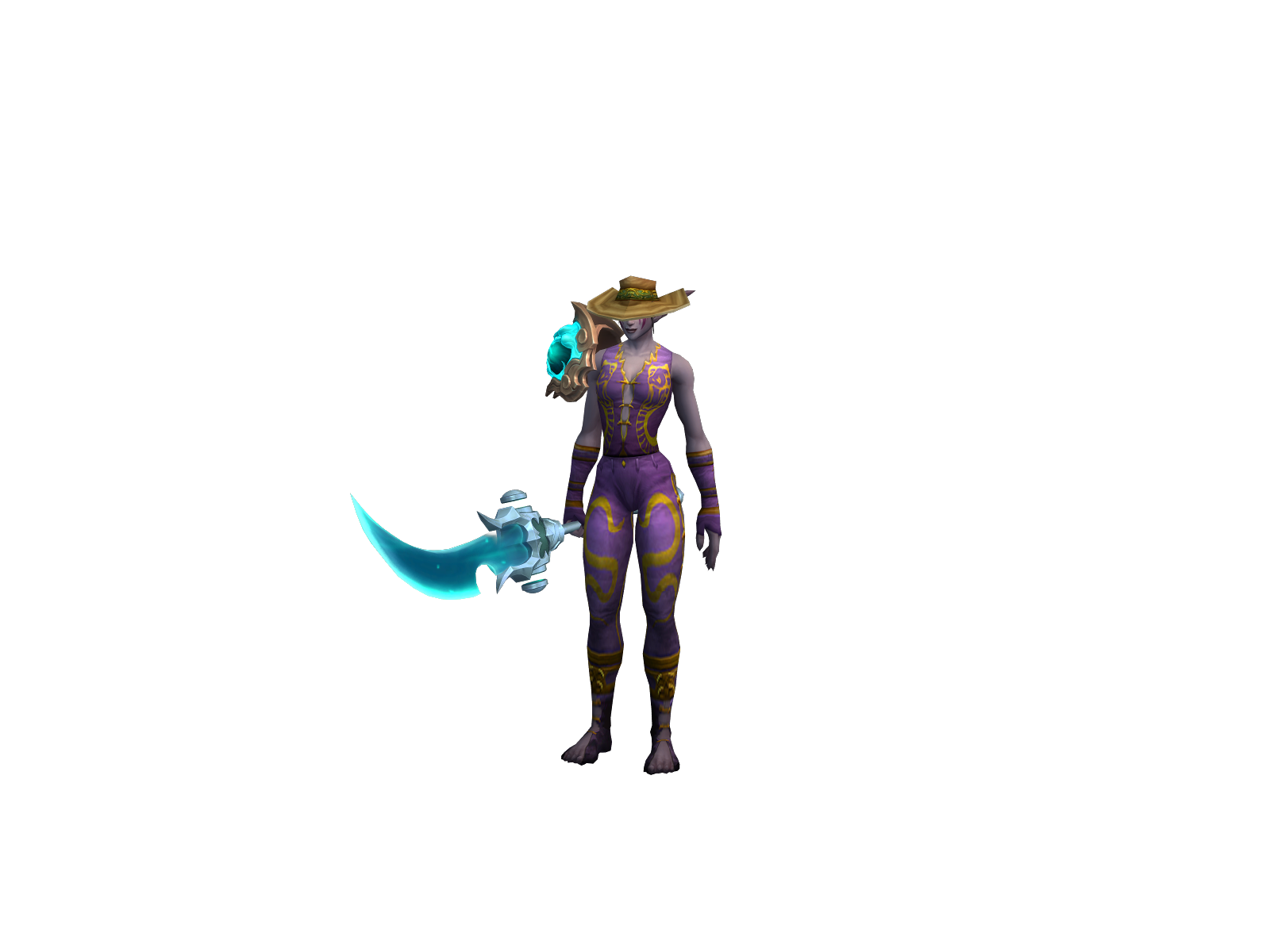 Pleasë 3D character render