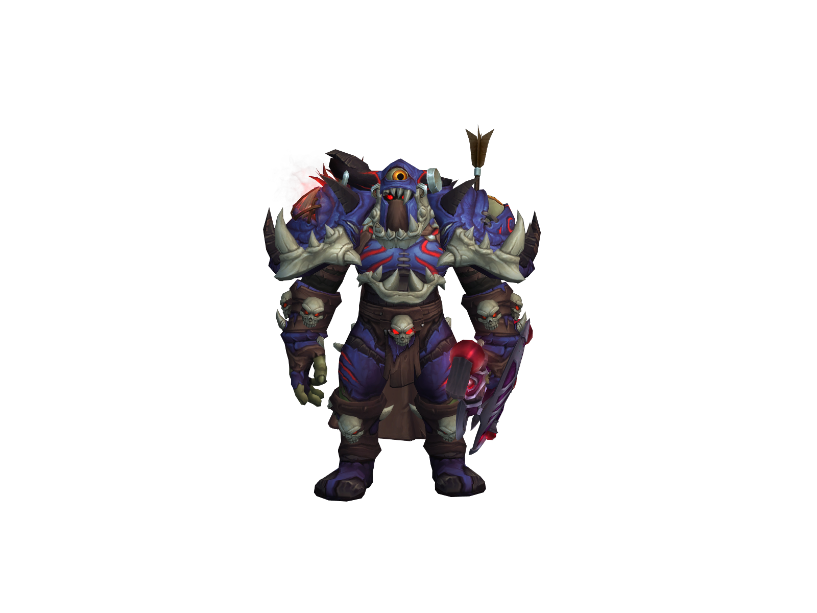 Shatterwax 3D character render