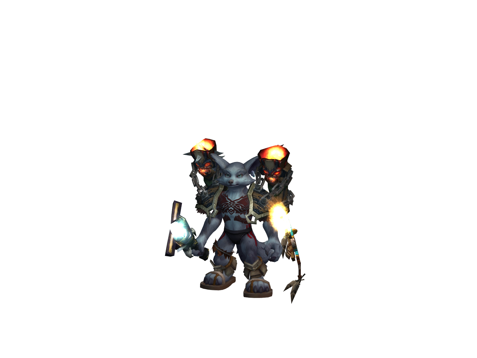 Caliir 3D character render