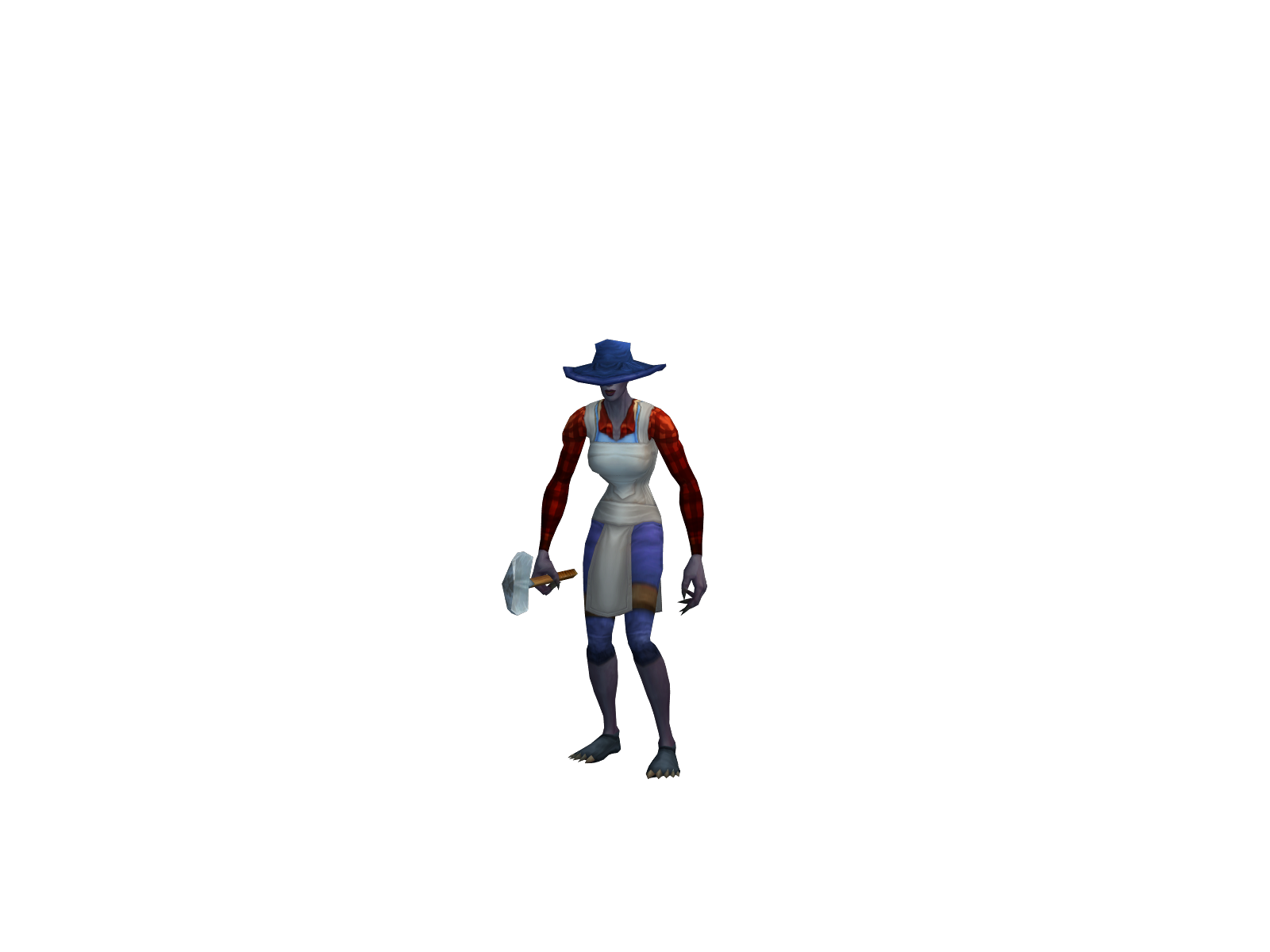 Hewiee 3D character render