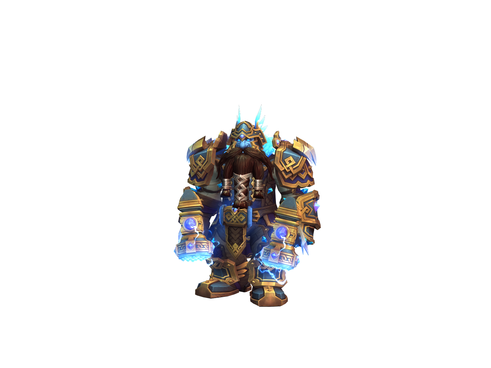 Fulgrite 3D character render