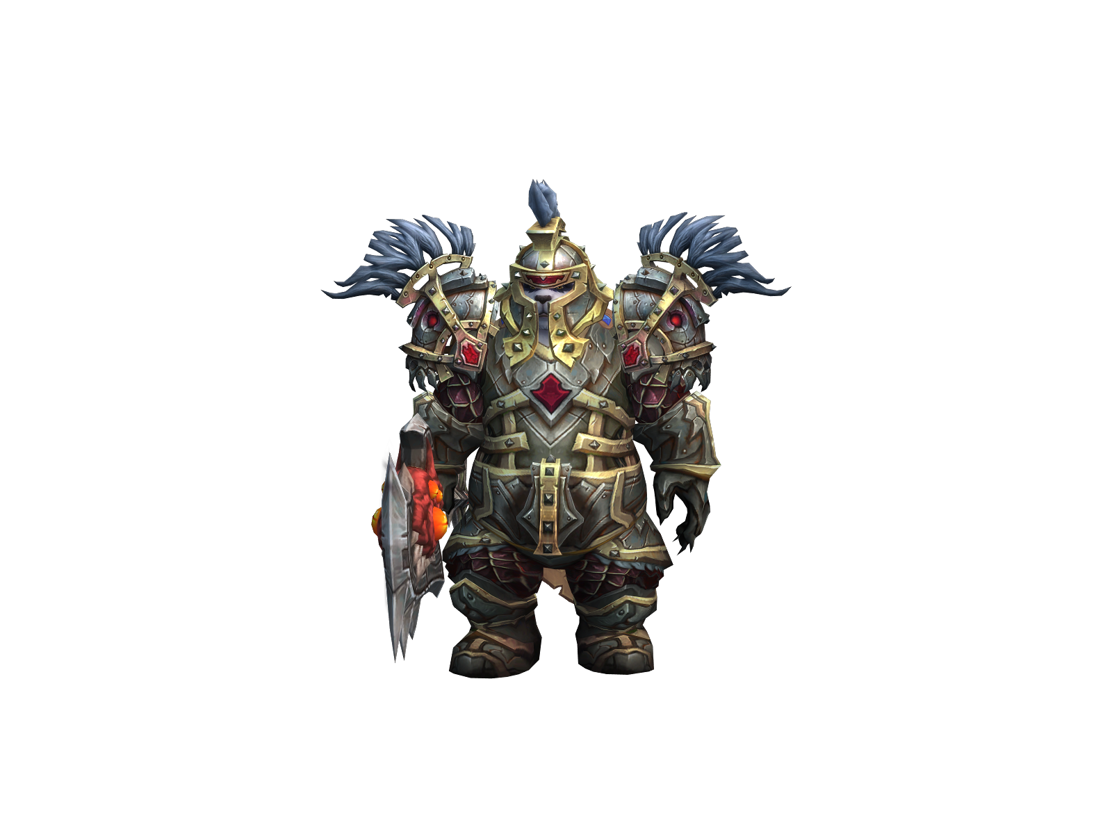 Pekin 3D character render